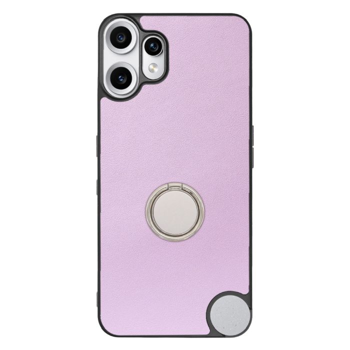 [ LOOF RING-SHELL (シンプル Ver.) ] CMF Phone 2 Pro Nothing  スマホケース 背面 ケース カバー ハードケース スマホリング リング付き 本革 ストラップホール [ CMF Phone 2 Pro ]