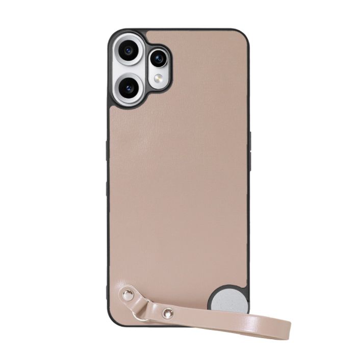 [ LOOF MACARON-SHELL ] CMF Phone 2 Pro Nothing  スマホケース 背面 ケース カバー ハードケース ストラップ付き 本革 ストラップホール [ CMF Phone 2 Pro ]