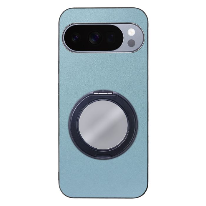 [ LOOF RING-SHELL (ミラー Ver.) ] Google Pixel 10 Pro XL Google Pixel10proxl ピクセル10プロXL スマホケース 背面 ケース カバー ミラー付きスマホリング スタンド 本革 レザー 落下防止  [ Google Pixel 10 Pro XL ]