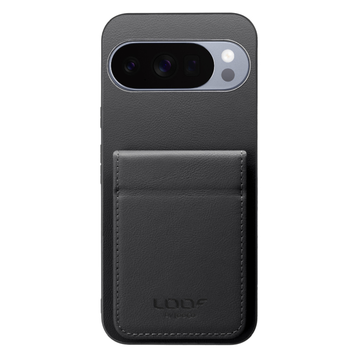 [ LOOF BASIC-SHELL SLIM CARD 2カード ] Google Pixel 10 Pro XL Google Pixel10proxl ピクセル10プロXL ケース 背面 カード収納 カード入れ カードポケット カバー スマホケース 薄型 大容量 本革 [ Google Pixel 10 Pro XL 用 ]
