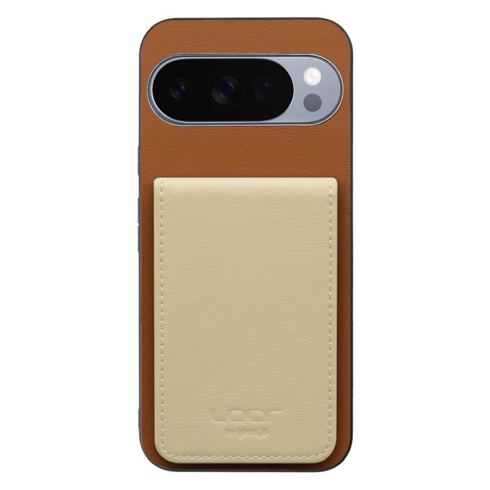 [ LOOF BASIC-SHELL SLIM CARD 4カード ] Google Pixel 10 Pro XL Google Pixel10proxl ピクセル10プロXL ケース 背面 カード収納 カード入れ カードポケット カバー スマホケース 薄型 大容量 本革 [ Google Pixel 10 Pro XL ]