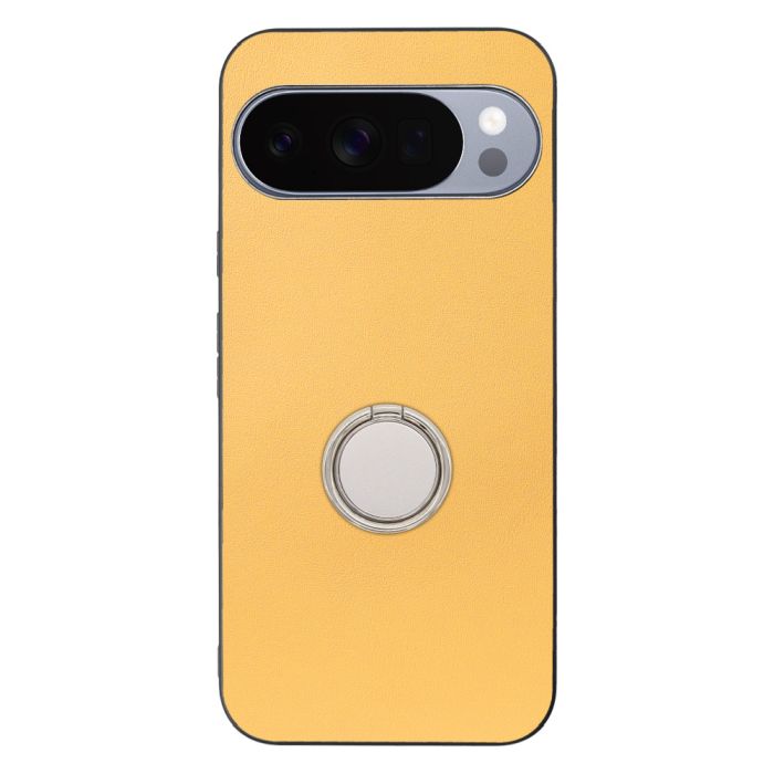 [ LOOF RING-SHELL (シンプル Ver.) ] Google Pixel 10 Pro XL Google Pixel10proxl ピクセル10プロXL スマホケース 背面 ケース カバー ハードケース スマホリング リング付き 本革 ストラップホール [ Google Pixel 10 Pro XL ]