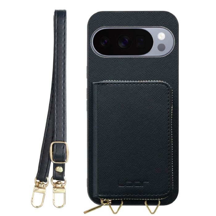 [ LOOF CASUAL-SHELL POUCH ] Google Pixel 10 Pro XL Google Pixel10proxl ピクセル10プロXL ケース ショルダー スマホショルダー 背面 収納 ポーチ付き カバー スマホケース ストラップ レザー [ Google Pixel 10 Pro XL ]