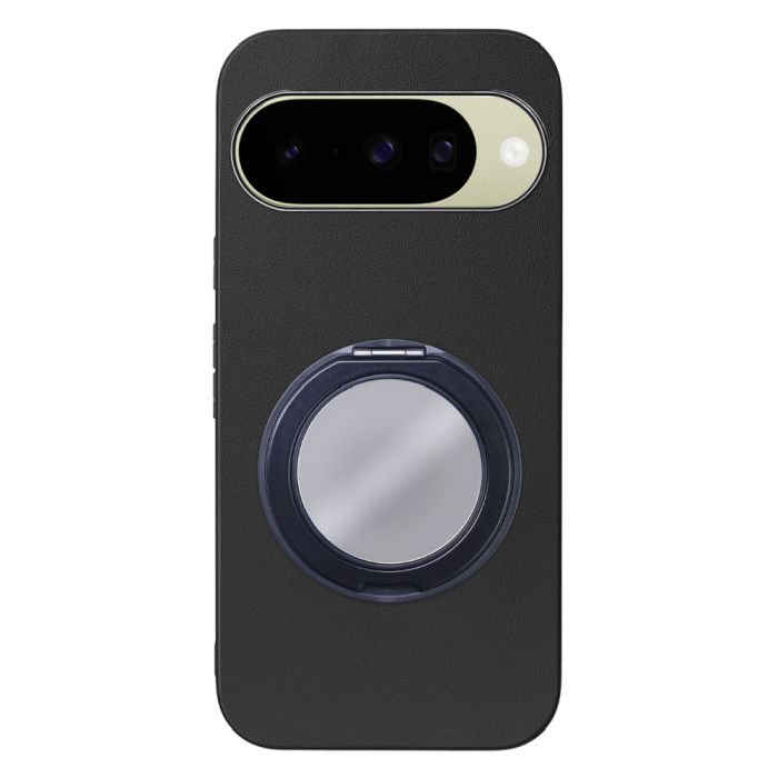 [ LOOF RING-SHELL (ミラー Ver.) ] Google Pixel 10 / 10 Pro Google Pixel10 Pixel10pro ピクセル10 ピクセル10プロ スマホケース 背面 ケース カバー ミラー付きスマホリング スタンド 本革 レザー 落下防止  [ Google Pixel 10 / 10 Pro ]