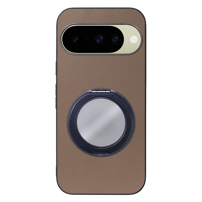[ LOOF RING-SHELL (ミラー Ver.) ] Google Pixel 10 / 10 Pro Google Pixel10 Pixel10pro ピクセル10 ピクセル10プロ スマホケース 背面 ケース カバー ミラー付きスマホリング スタンド 本革 レザー 落下防止  [ Google Pixel 10 / 10 Pro ]