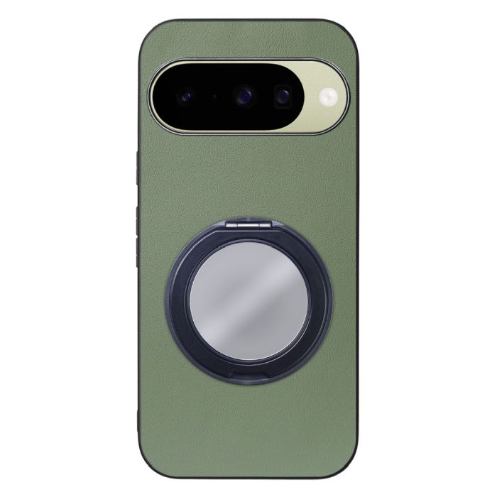 [ LOOF RING-SHELL (ミラー Ver.) ] Google Pixel 10 / 10 Pro Google Pixel10 Pixel10pro ピクセル10 ピクセル10プロ スマホケース 背面 ケース カバー ミラー付きスマホリング スタンド 本革 レザー 落下防止  [ Google Pixel 10 / 10 Pro ]