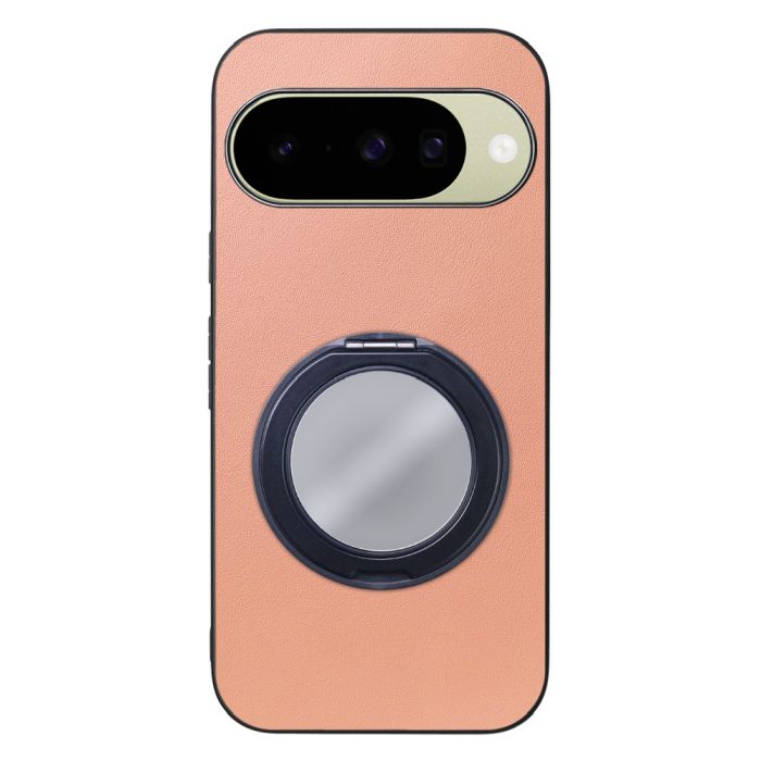 [ LOOF RING-SHELL (ミラー Ver.) ] Google Pixel 10 / 10 Pro Google Pixel10 Pixel10pro ピクセル10 ピクセル10プロ スマホケース 背面 ケース カバー ミラー付きスマホリング スタンド 本革 レザー 落下防止  [ Google Pixel 10 / 10 Pro ]