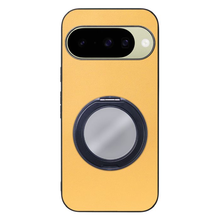 [ LOOF RING-SHELL (ミラー Ver.) ] Google Pixel 10 / 10 Pro Google Pixel10 Pixel10pro ピクセル10 ピクセル10プロ スマホケース 背面 ケース カバー ミラー付きスマホリング スタンド 本革 レザー 落下防止  [ Google Pixel 10 / 10 Pro ]