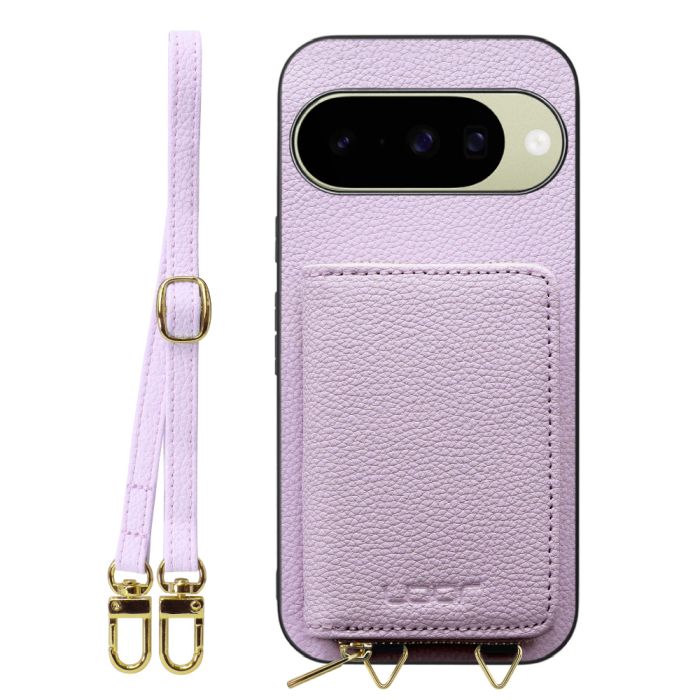 [ LOOF LUXURY-SHELL POUCH ] Google Pixel 10 / 10 Pro Google Pixel10 Pixel10pro ピクセル10 ピクセル10プロ ケース ショルダー スマホショルダー 背面 収納 ポーチ付き カバー スマホケース ストラップ 本革 [ Google Pixel 10 / 10 Pro 用 ]