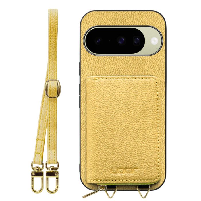 [ LOOF LUXURY-SHELL POUCH ] Google Pixel 10 / 10 Pro Google Pixel10 Pixel10pro ピクセル10 ピクセル10プロ ケース ショルダー スマホショルダー 背面 収納 ポーチ付き カバー スマホケース ストラップ 本革 [ Google Pixel 10 / 10 Pro 用 ]