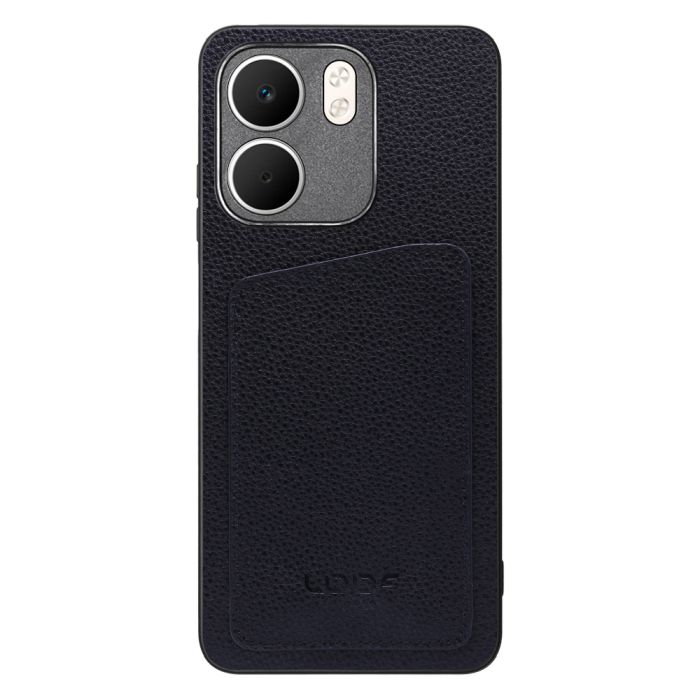 [ LOOF INVISIBLE CARD CASE-SHELL ] OPPO A5x オッポ スマホケース 背面 ケース カバー 本革 見えない収納 カード 見えない 落ちない マグネット [ OPPO A5x 用 ]