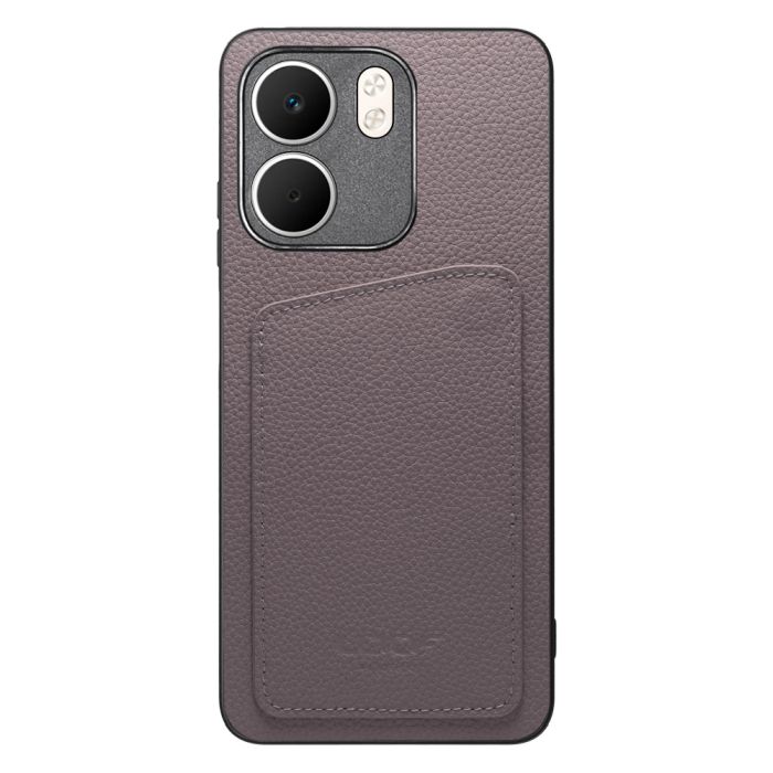 [ LOOF INVISIBLE CARD CASE-SHELL ] OPPO A5x オッポ スマホケース 背面 ケース カバー 本革 見えない収納 カード 見えない 落ちない マグネット [ OPPO A5x 用 ]
