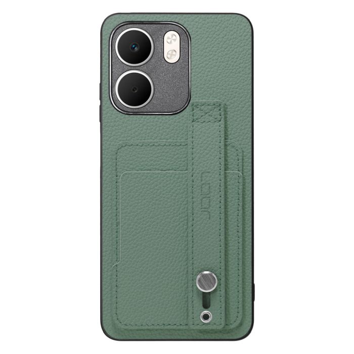 [ LOOF HOLD-SHELL CARD ] OPPO A5x オッポ スマホケース 背面 ケース カバー ハードケース 背面ベルト カード入れ 本革 ストラップホール [ OPPO A5x 用 ]