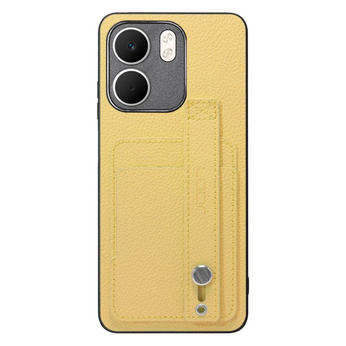 [ LOOF HOLD-SHELL CARD ] OPPO A5x オッポ スマホケース 背面 ケース カバー ハードケース 背面ベルト カード入れ 本革 ストラップホール [ OPPO A5x 用 ]