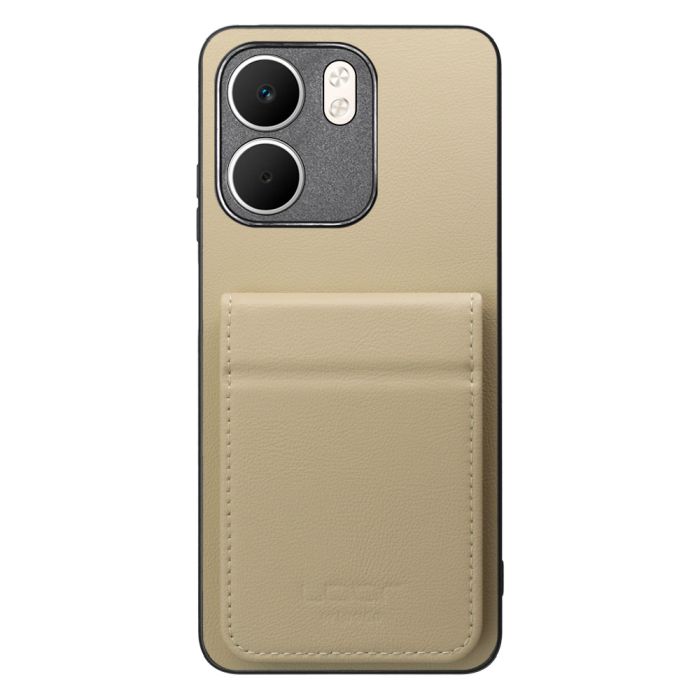 [ LOOF BASIC-SHELL SLIM CARD 2カード ] OPPO A5x オッポ ケース 背面 カード収納 カード入れ カードポケット カバー スマホケース 薄型 大容量 本革 [ OPPO A5x 用 ]