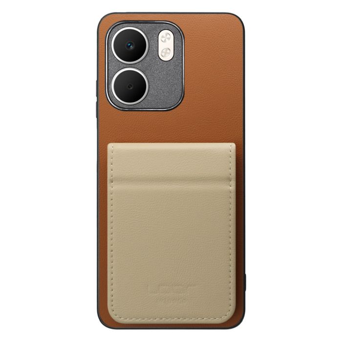 [ LOOF BASIC-SHELL SLIM CARD 2カード ] OPPO A5x オッポ ケース 背面 カード収納 カード入れ カードポケット カバー スマホケース 薄型 大容量 本革 [ OPPO A5x 用 ]