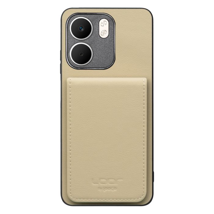 [ LOOF BASIC-SHELL SLIM CARD 4カード ] OPPO A5x オッポ ケース 背面 カード収納 カード入れ カードポケット カバー スマホケース 薄型 大容量 本革 [ OPPO A5x 用 ]