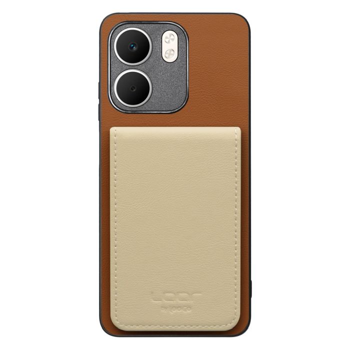 [ LOOF BASIC-SHELL SLIM CARD 4カード ] OPPO A5x オッポ ケース 背面 カード収納 カード入れ カードポケット カバー スマホケース 薄型 大容量 本革 [ OPPO A5x 用 ]