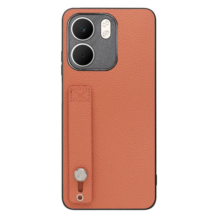 [ LOOF HOLD-SHELL ] OPPO A5x オッポ スマホケース 背面 ケース カバー ハードケース 背面ベルト 本革 ストラップホール [ OPPO A5x ]