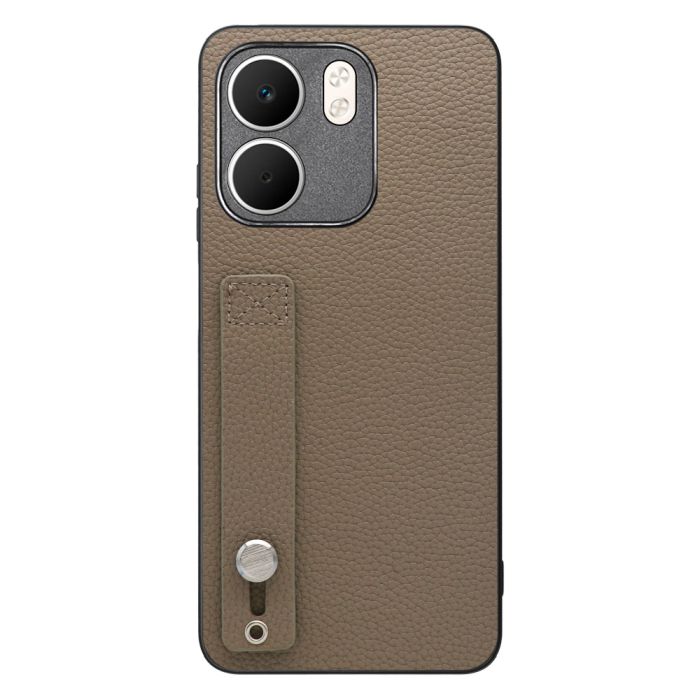 [ LOOF HOLD-SHELL ] OPPO A5x オッポ スマホケース 背面 ケース カバー ハードケース 背面ベルト 本革 ストラップホール [ OPPO A5x ]