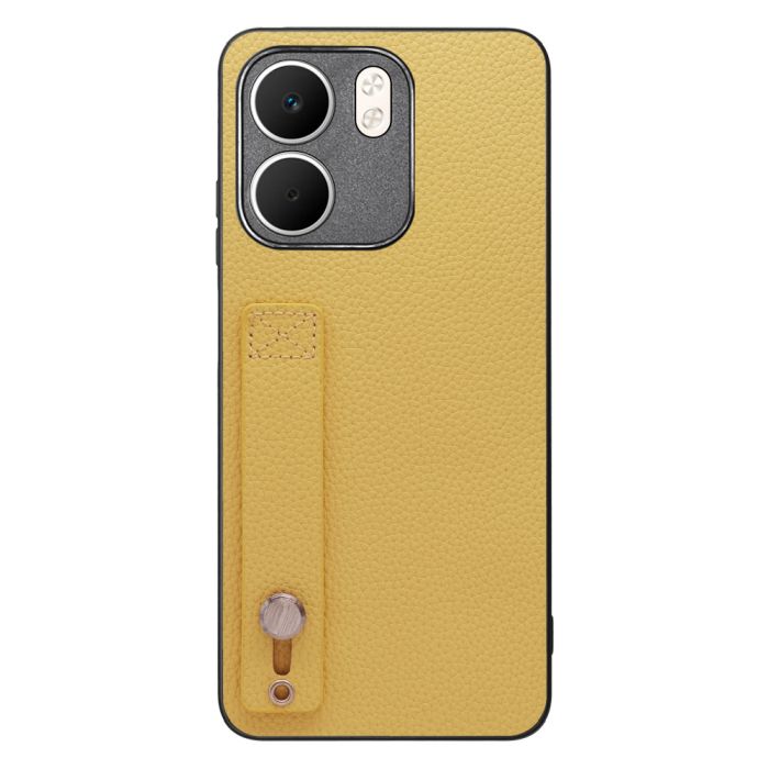 [ LOOF HOLD-SHELL ] OPPO A5x オッポ スマホケース 背面 ケース カバー ハードケース 背面ベルト 本革 ストラップホール [ OPPO A5x ]