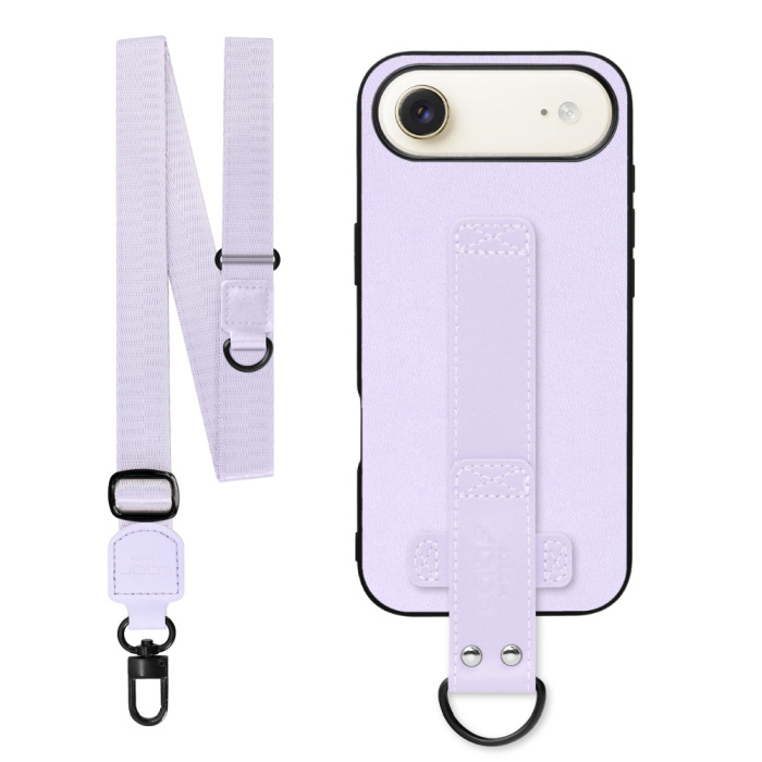 [ LOOF STRAP-SHELL (ロング+ Ver.) ] iPhone Air iPhone Air アイフォン エア iPhoneAir スマホケース 背面 ケース カバー ハードケース ショルダーベルト  本革 [ iPhone Air 用 ]