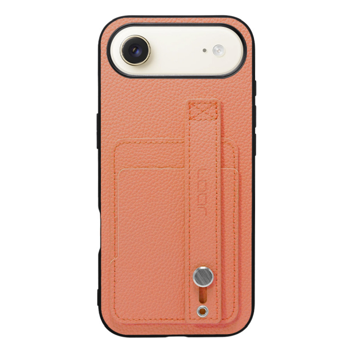 [ LOOF HOLD-SHELL CARD ] iPhone Air iPhone Air アイフォン エア iPhoneAir スマホケース 背面 ケース カバー ハードケース 背面ベルト カード入れ 本革 ストラップホール [ iPhone Air 用 ]