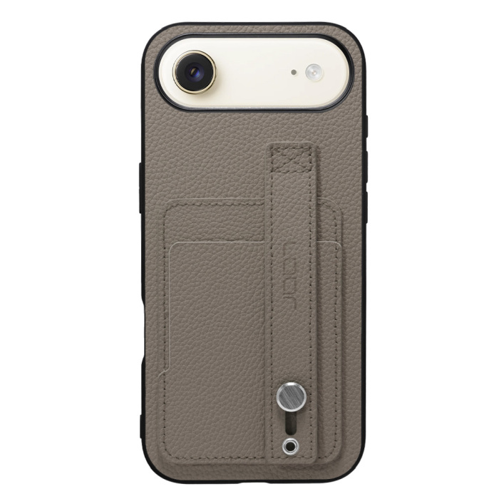 [ LOOF HOLD-SHELL CARD ] iPhone Air iPhone Air アイフォン エア iPhoneAir スマホケース 背面 ケース カバー ハードケース 背面ベルト カード入れ 本革 ストラップホール [ iPhone Air 用 ]