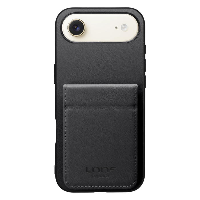 [ LOOF BASIC-SHELL SLIM CARD 2カード ] iPhone Air iPhone Air アイフォン エア iPhoneAir ケース 背面 カード収納 カード入れ カードポケット カバー スマホケース 薄型 大容量 本革 [ iPhone Air 用 ]
