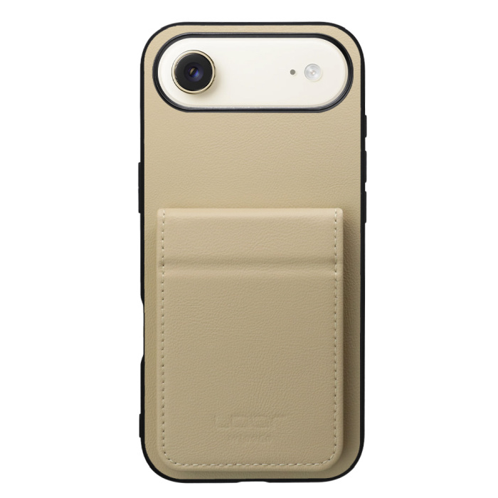 [ LOOF BASIC-SHELL SLIM CARD 2カード ] iPhone Air iPhone Air アイフォン エア iPhoneAir ケース 背面 カード収納 カード入れ カードポケット カバー スマホケース 薄型 大容量 本革 [ iPhone Air 用 ]