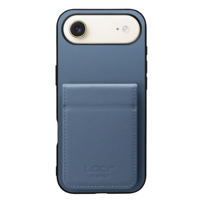 [ LOOF BASIC-SHELL SLIM CARD 2カード ] iPhone Air iPhone Air アイフォン エア iPhoneAir ケース 背面 カード収納 カード入れ カードポケット カバー スマホケース 薄型 大容量 本革 [ iPhone Air 用 ]