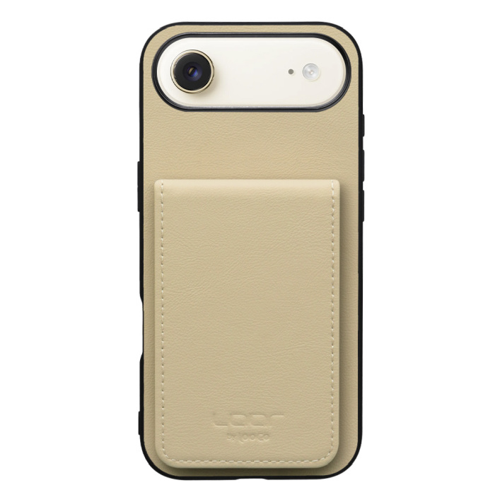 [ LOOF BASIC-SHELL SLIM CARD 4カード ] iPhone Air iPhone Air アイフォン エア iPhoneAir ケース 背面 カード収納 カード入れ カードポケット カバー スマホケース 薄型 大容量 本革 [ iPhone Air 用 ]