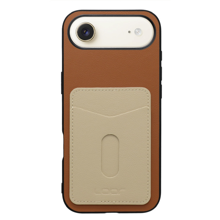 [ LOOF PASS-SHELL (LEATHER Ver.) スライド ] iPhone Air iPhone Air アイフォン エア iPhoneAir スマホケース 背面 ケース カバー ハードケース カード収納 カードホルダー ストラップホール [ iPhone Air 用 ]