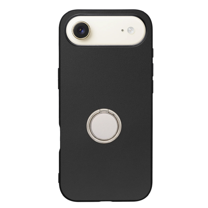 [ LOOF RING-SHELL (シンプル Ver.) ] iPhone Air iPhone Air アイフォン エア iPhoneAir スマホケース 背面 ケース カバー ハードケース スマホリング リング付き 本革 ストラップホール [ iPhone Air 用 ]