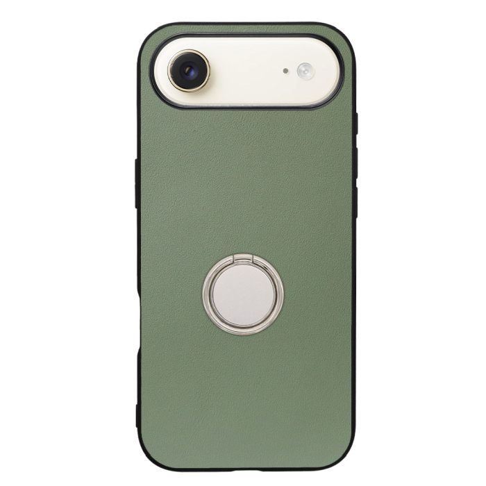 [ LOOF RING-SHELL (シンプル Ver.) ] iPhone Air iPhone Air アイフォン エア iPhoneAir スマホケース 背面 ケース カバー ハードケース スマホリング リング付き 本革 ストラップホール [ iPhone Air 用 ]