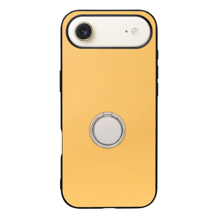 [ LOOF RING-SHELL (シンプル Ver.) ] iPhone Air iPhone Air アイフォン エア iPhoneAir スマホケース 背面 ケース カバー ハードケース スマホリング リング付き 本革 ストラップホール [ iPhone Air 用 ]