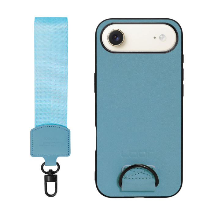 [ LOOF STRAP-SHELL (ショートVer.) ] iPhone Air iPhone Air アイフォン エア iPhoneAir スマホケース 背面 ケース カバー ハードケース ハンドストラップ  本革 [ iPhone Air 用 ]