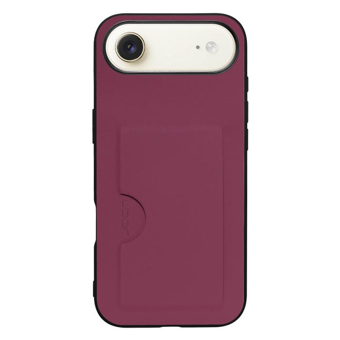 [ LOOF SKIN SLIM-SLOT ] iPhone Air iPhone Air アイフォン エア iPhoneAir スマホケース 背面 ケース カバー ハードケース カード収納 PUレザー ストラップホール [ iPhone Air ]