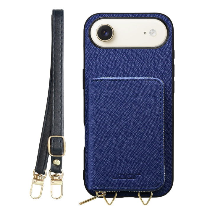 [ LOOF CASUAL-SHELL POUCH ] iPhone Air iPhone Air アイフォン エア iPhoneAir ケース ショルダー スマホショルダー 背面 収納 ポーチ付き カバー スマホケース ストラップ レザー [ iPhone Air 用 ]