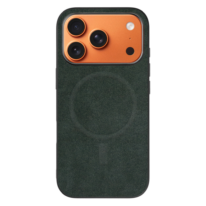 [ LOOF ALCANTARA-SHELL MagSafe対応 ] iPhone 17 Pro iPhone17 Pro アイフォン17 プロ ケース カバー スマホケース アルカンターラ シンプル ストラップホール MagSafe対応 [ iPhone 17 Pro 用 ]