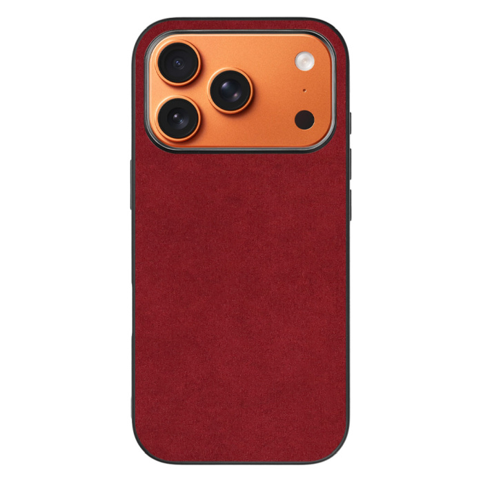 [ LOOF ALCANTARA-SHELL ] iPhone 17 Pro iPhone17 Pro アイフォン17 プロ ケース カバー スマホケース アルカンターラ シンプル ストラップホール [ iPhone 17 Pro 用 ]