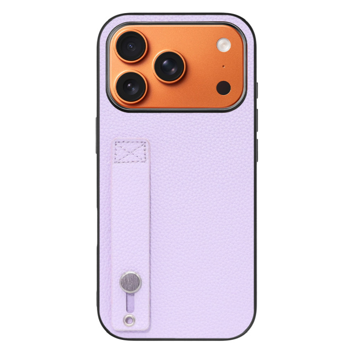 [ LOOF HOLD-SHELL ] iPhone 17 Pro iPhone17 Pro アイフォン17 プロ スマホケース 背面 ケース カバー ハードケース 背面ベルト 本革 ストラップホール [ iPhone 17 Pro 用 ]