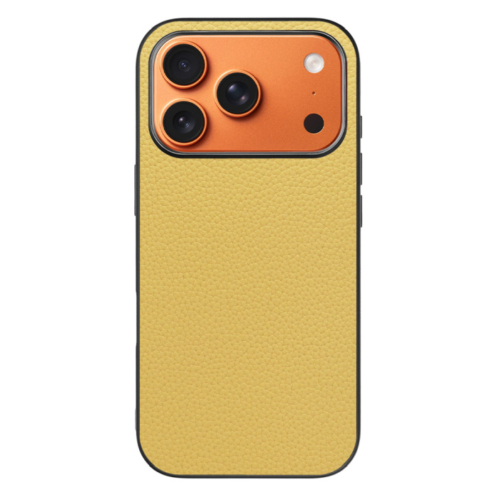 [ LOOF LUXURY-SHELL ] iPhone 17 Pro iPhone17 Pro アイフォン17 プロ スマホケース 背面 ケース カバー ハードケース 本革 ストラップホール [ iPhone 17 Pro 用 ]