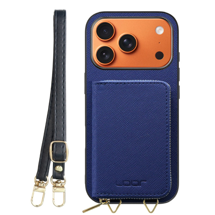 [ LOOF CASUAL-SHELL POUCH ] iPhone 17 Pro iPhone17 Pro アイフォン17 プロ ケース ショルダー スマホショルダー 背面 収納 ポーチ付き カバー スマホケース ストラップ レザー [ iPhone 17 Pro 用 ]