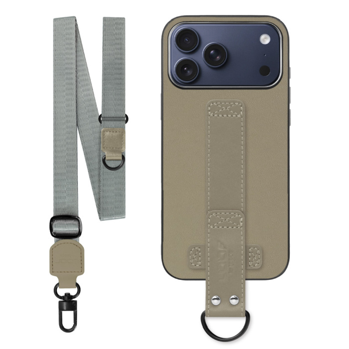 [ LOOF STRAP-SHELL (ロング+ Ver.) ] iPhone 17 Pro Max iPhone17 Pro Max アイフォン17 プロ マックス スマホケース 背面 ケース カバー ハードケース ショルダーベルト  本革 [ iPhone 17 Pro Max 用 ]