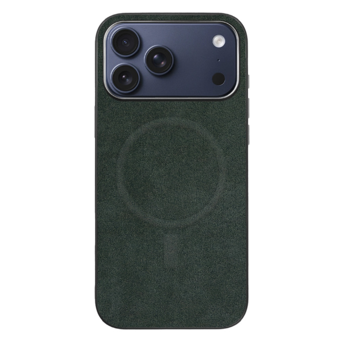 [ LOOF ALCANTARA-SHELL MagSafe対応 ] iPhone 17 Pro Max iPhone17 Pro Max アイフォン17 プロ マックス ケース カバー スマホケース アルカンターラ シンプル ストラップホール MagSafe対応 [ iPhone 17 Pro Max 用 ]
