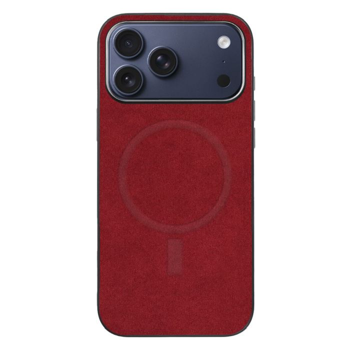 [ LOOF ALCANTARA-SHELL MagSafe対応 ] iPhone 17 Pro Max iPhone17 Pro Max アイフォン17 プロ マックス ケース カバー スマホケース アルカンターラ シンプル ストラップホール MagSafe対応 [ iPhone 17 Pro Max 用 ]
