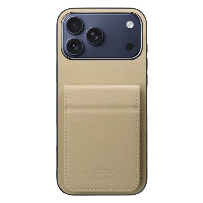 [ LOOF BASIC-SHELL SLIM CARD 2カード ] iPhone 17 Pro Max iPhone17 Pro Max アイフォン17 プロ マックス ケース 背面 カード収納 カード入れ カードポケット カバー スマホケース 薄型 大容量 本革 [ iPhone 17 Pro Max 用 ]