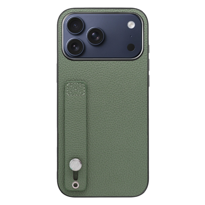 [ LOOF HOLD-SHELL ] iPhone 17 Pro Max iPhone17 Pro Max アイフォン17 プロ マックス スマホケース 背面 ケース カバー ハードケース 背面ベルト 本革 ストラップホール [ iPhone 17 Pro Max 用 ]