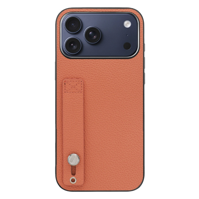 [ LOOF HOLD-SHELL ] iPhone 17 Pro Max iPhone17 Pro Max アイフォン17 プロ マックス スマホケース 背面 ケース カバー ハードケース 背面ベルト 本革 ストラップホール [ iPhone 17 Pro Max 用 ]